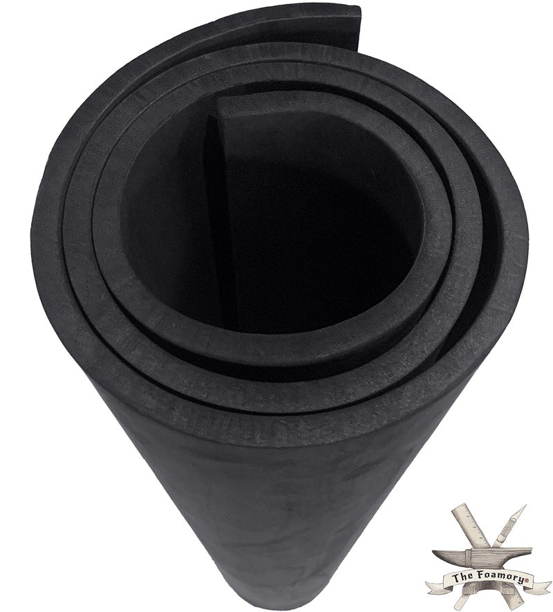 The Foamory Shape Retention EVA Cosplay Foam - 10mm Thick (Black) X-Large 35â€x59â€ High Density EVA Craft Foam Sheets - Premium 85 kg/m3 Heat Shape Material for DIY, Comic, Con or Halloween Costumes - The Foamory - Image 1